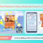 Pokémon TCG Pocket Fire Pokémon Mass Outbreak Event