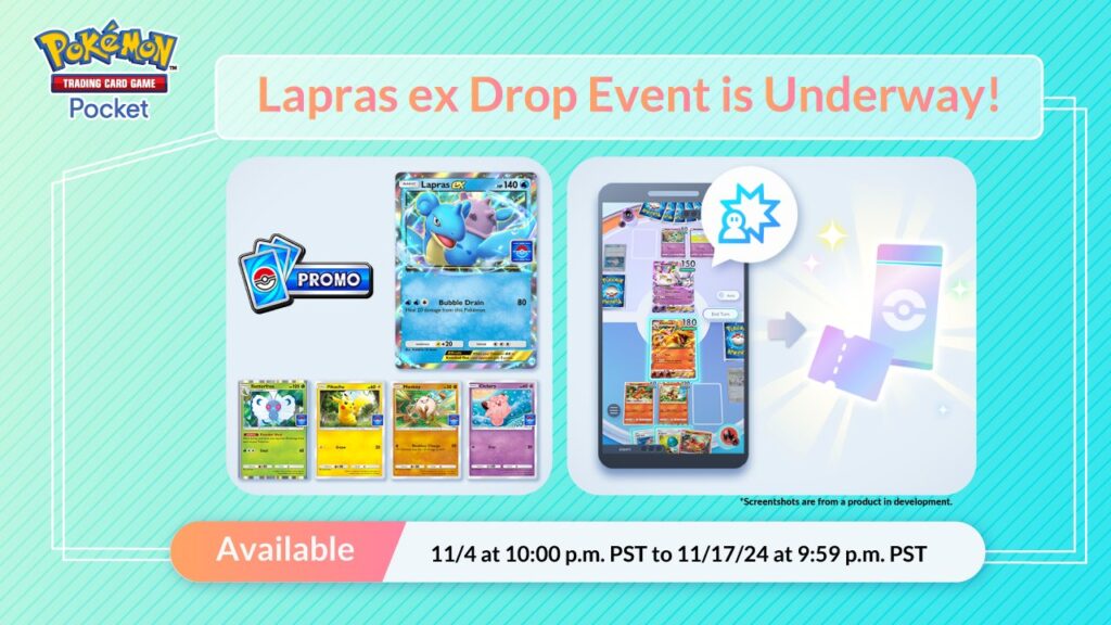 Pokémon TCG Pocket Lapras ex Drop Event