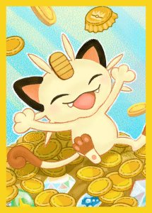 Pokémon TCG Pocket Meowth Card Sleeve