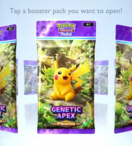 Pokémon TCG Pocket Opening a Booster Pack