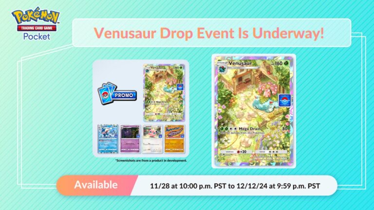 Pokémon TCG Pocket Venusaur Drop Event