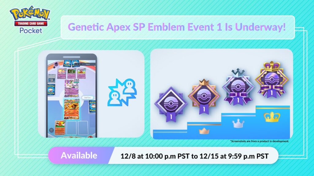 Pokémon TCG Pocket Genetic Apex SP Emblem Event 1