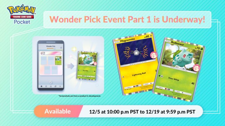 Wonder Pick Event Part 1 (Bulbasaur + Magnemite)