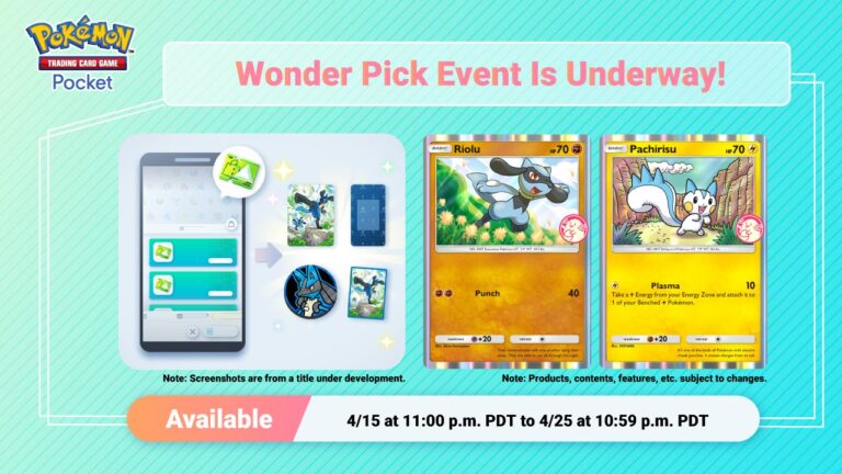 Wonder Pick Event (Pachirisu + Riolu)